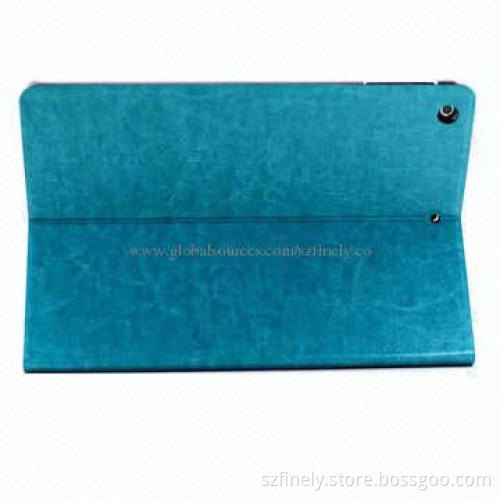 Leather stand case for iPad Air, hit color and simple design
